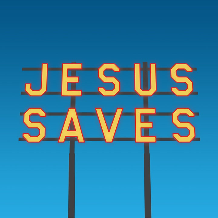 Jesus Saves C-Print